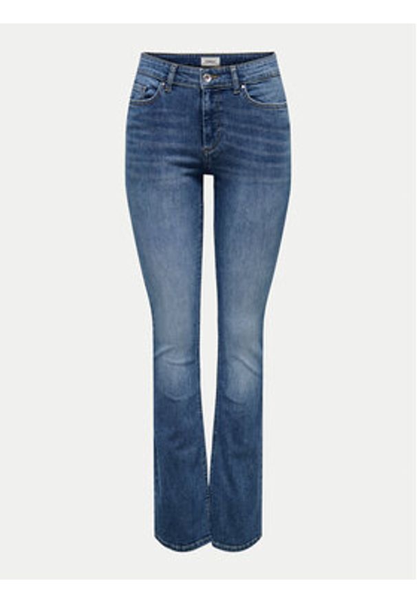 only - ONLY Jeansy Blush 15313389 Niebieski Flared Fit. Kolor: niebieski