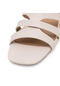 Nine West Klapki 123AL1207-1 Beżowy. Kolor: beżowy. Materiał: skóra #4