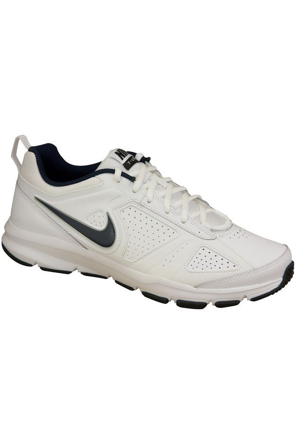 Nike T-lite XI 616544-101. Kolor: biały. Materiał: skóra. Szerokość cholewki: normalna