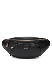 Liu Jo Saszetka nerka AF5162 E0538 Czarny. Kolor: czarny. Materiał: skóra