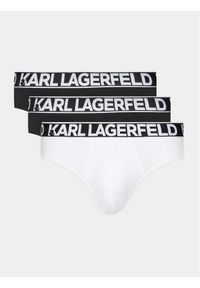 Karl Lagerfeld - KARL LAGERFELD Komplet 3 par slipów Full Elastic Brief Set (3X) 235M2114 Czarny. Kolor: czarny. Materiał: bawełna #1