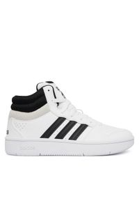 Adidas - adidas Sneakersy Hoops Mid Classic Shoes KI1077 Biały. Kolor: biały. Materiał: skóra #1