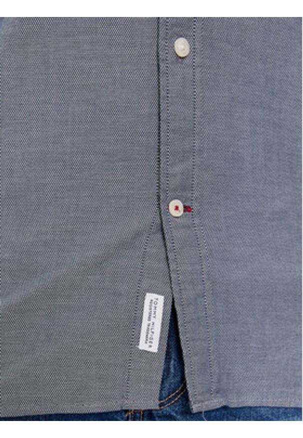 TOMMY HILFIGER - Tommy Hilfiger Koszula MW0MW33782 Granatowy Slim Fit. Kolor: niebieski. Materiał: bawełna