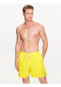 Polo Ralph Lauren Szorty kąpielowe 710829851033 Żółty Regular Fit. Kolor: żółty. Materiał: syntetyk #4
