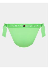 TOMMY HILFIGER - Tommy Hilfiger Dół od bikini UW0UW04497 Zielony. Kolor: zielony. Materiał: syntetyk #4