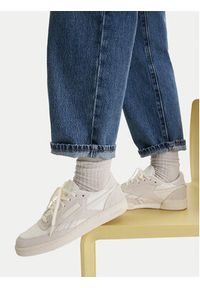 Reebok Sneakersy EO-CLUB C REVENGE VINTAGE II 100244745 Écru. Materiał: skóra, zamsz. Model: Reebok Club #4