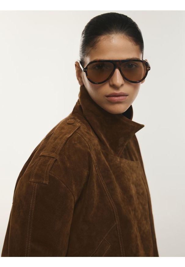 Reserved - Okulary przeciwsłoneczne - brązowy. Kolor: brązowy