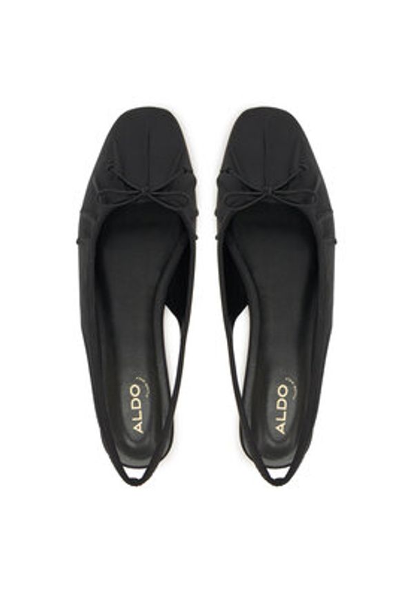 Aldo Baleriny Arlet 14028258 Czarny. Kolor: czarny. Materiał: materiał