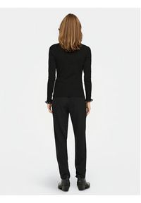 only - ONLY Bluzka Leslie 15277888 Czarny Regular Fit. Kolor: czarny. Materiał: bawełna #5