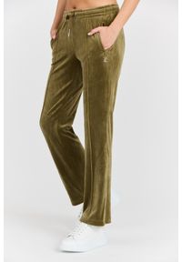 Juicy Couture - JUICY COUTURE Damskie zielone spodnie dresowe Tina Track Pant, Rozmiar XS. Kolor: zielony. Materiał: dresówka #3