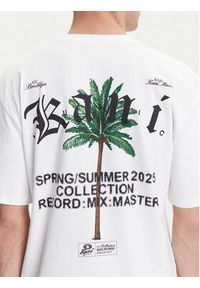 Karl Kani T-Shirt Palm Print PD00005330 Biały Relaxed Fit. Kolor: biały. Materiał: bawełna. Wzór: nadruk