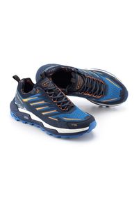 ALPINE PRO - Buty terenowe unisex Alpine Pro Polexe przewiewne. Kolor: niebieski. Styl: sportowy. Sport: turystyka piesza #1