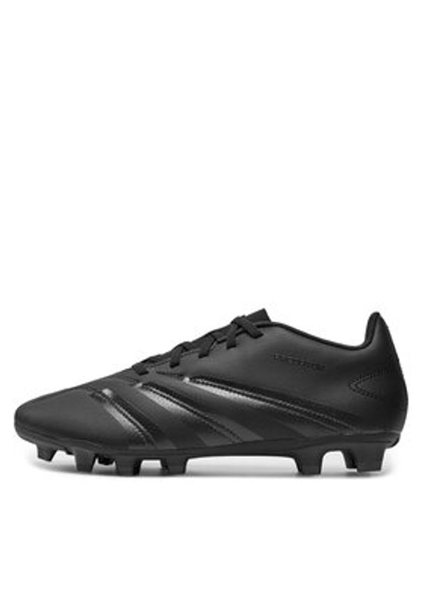 Adidas - adidas Buty do piłki nożnej Predator 24 Club Flexible Ground Boots IG7759 Czarny. Kolor: czarny. Materiał: skóra