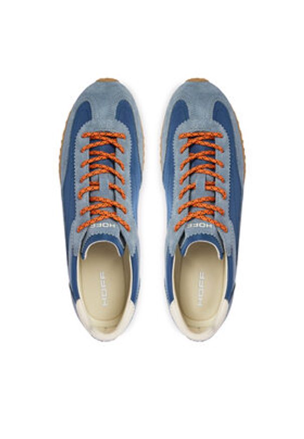HOFF Sneakersy Bridge MKII 22559002 Niebieski. Kolor: niebieski. Materiał: skóra, zamsz