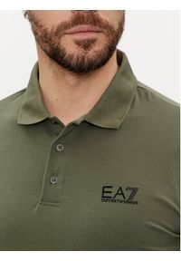 EA7 Emporio Armani Polo 8NPF05 PJM5Z 1846 Zielony Regular Fit. Typ kołnierza: polo. Kolor: zielony. Materiał: bawełna #2