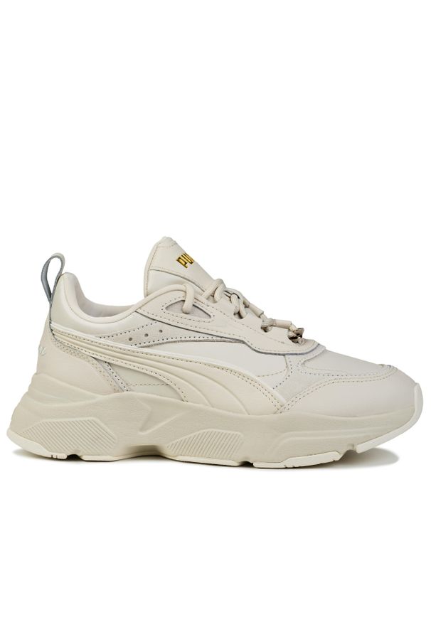 Buty damskie sportowe sneakersy Puma CASSIA LUX. Kolor: beżowy. Sport: turystyka piesza