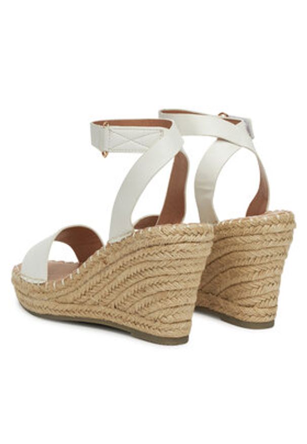 DeeZee Espadryle JSZ2022-06 Biały. Kolor: biały. Materiał: materiał, syntetyk