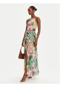 Guess Spódnica midi W5GD66 WH9Z2 Zielony Regular Fit. Kolor: zielony. Materiał: syntetyk #5