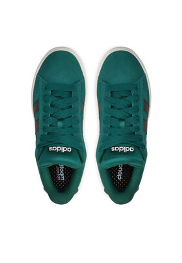 Adidas - adidas Sneakersy Grand Court Alpha IH3847 Zielony. Kolor: zielony. Materiał: skóra, zamsz