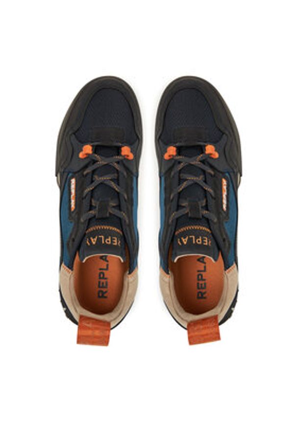 Replay - REPLAY Sneakersy GMS1P .000.C0054L Czarny. Kolor: czarny. Materiał: materiał