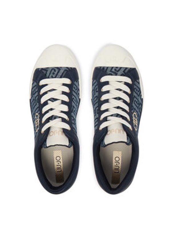 Liu Jo Sneakersy Benson 01 BA6055 TX523 Granatowy. Kolor: niebieski. Materiał: skóra