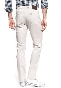 Lee - LEE RIDER MĘSKIE SPODNIE JEANSOWE WHITE SAND L701LB15. Materiał: jeans #6