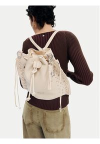 Desigual Plecak 26SAKP33 Beżowy. Kolor: beżowy. Materiał: skóra #4