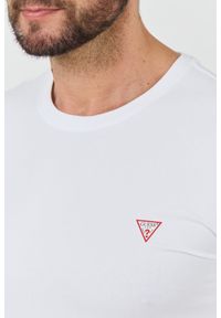 Guess - GUESS Biały męski t-shirt Core Tee Str, Rozmiar XXL. Kolor: biały #2