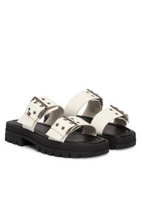 Tommy Jeans Klapki Tjw Buckle Straps Sandal EN02966 Écru. Kolor: kremowy. Materiał: skóra #6