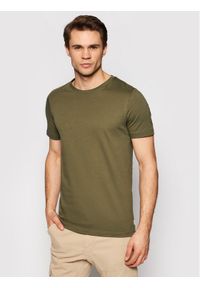 Jack & Jones - Jack&Jones T-Shirt Orrganic Basic 12156101 Zielony Slim Fit. Kolor: zielony. Materiał: bawełna #1