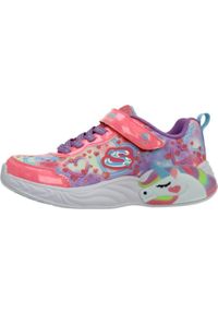 skechers - Kapcie SKECHERS 303063L Wielokolorowy. Okazja: na co dzień. Kolor: wielokolorowy. Materiał: syntetyk, materiał