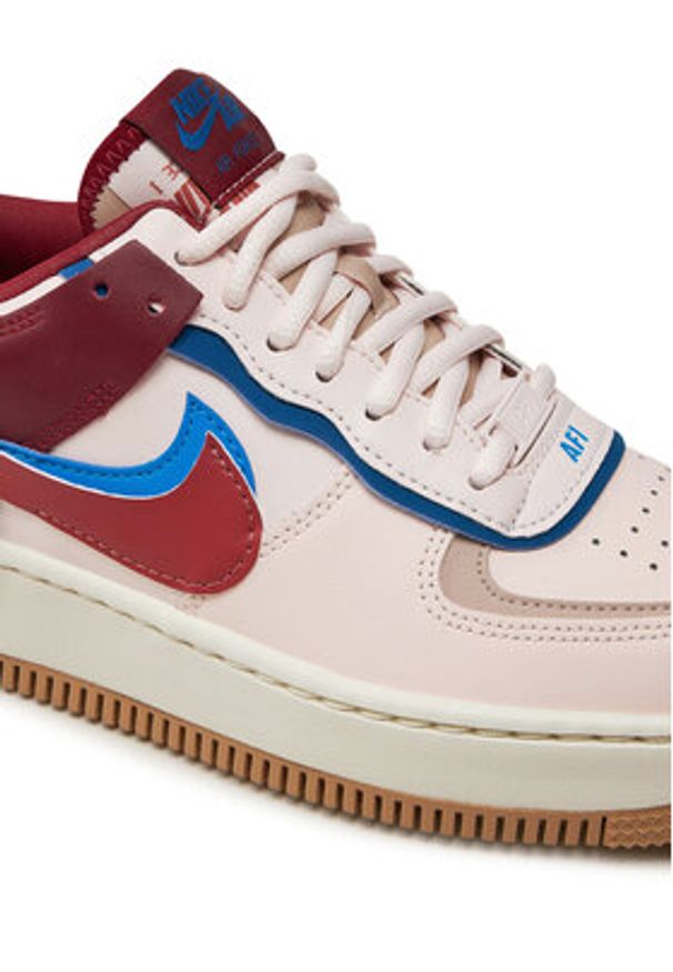 Nike Sneakersy Af1 Shadow CI0919 601 Kolorowy. Materiał: skóra. Wzór: kolorowy