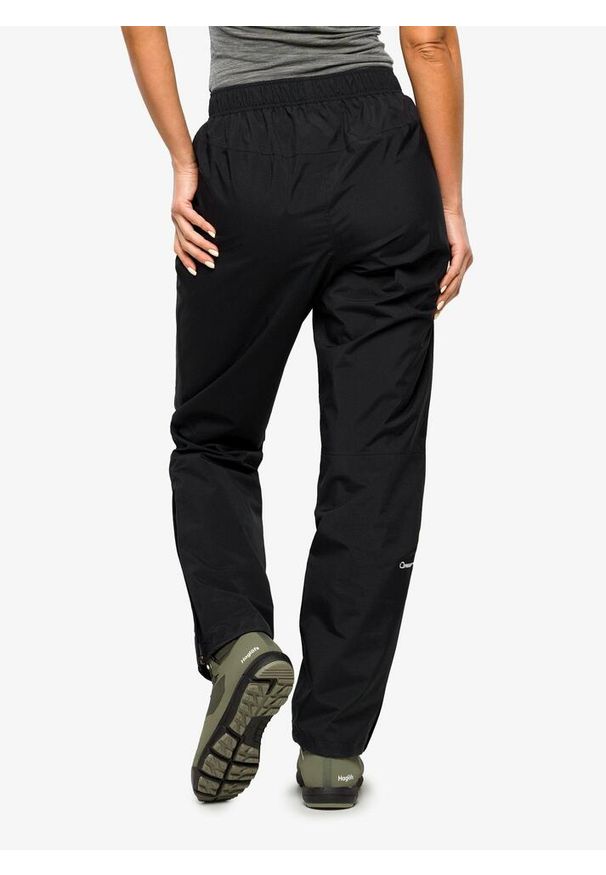 Haglöfs - Spodnie przeciwdeszczowe damskie Haglofs Korp Proof Pant. Kolor: czarny. Długość: długie