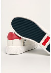 Pepe Jeans - Buty skórzane Roxy Arch. Nosek buta: okrągły. Zapięcie: sznurówki. Kolor: biały. Materiał: skóra. Szerokość cholewki: normalna. Obcas: na obcasie. Wysokość obcasa: średni, niski #4