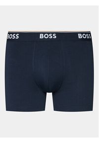 BOSS - Boss Komplet 3 par bokserek 50475282 Niebieski. Kolor: niebieski. Materiał: bawełna #3