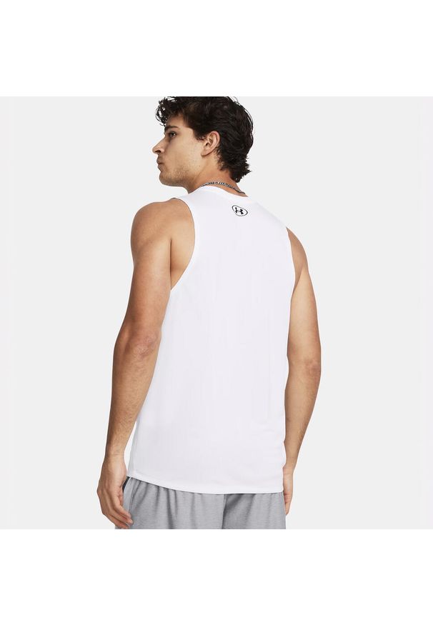 Koszulka treningowa męska Under Armour Tech Tank. Kolor: biały
