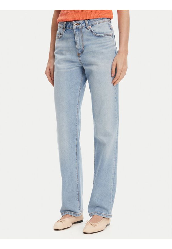 United Colors of Benetton - United Colors Of Benetton Jeansy 41TBDE00J Niebieski Straight Leg. Kolor: niebieski