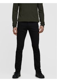 Jack & Jones - Jack&Jones Jeansy Glenn Felix 12113450 Czarny Slim Fit. Kolor: czarny