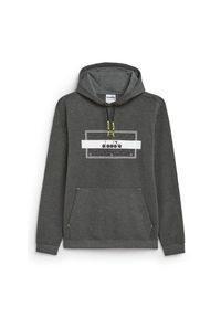 Diadora - Bluza męska DIADORA HOODIE URBANITY. Kolor: szary