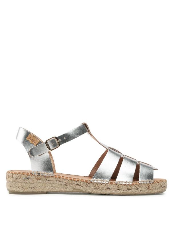 Espadryle Toni Pons. Kolor: srebrny