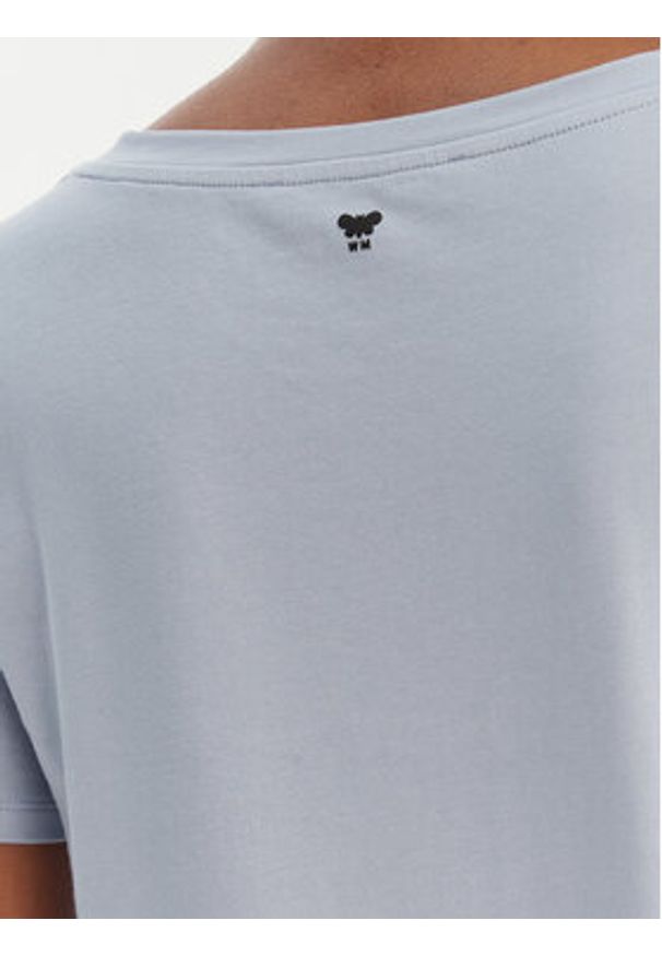 Weekend Max Mara T-Shirt Multib 2615971021 Błękitny Regular Fit. Kolor: niebieski. Materiał: bawełna
