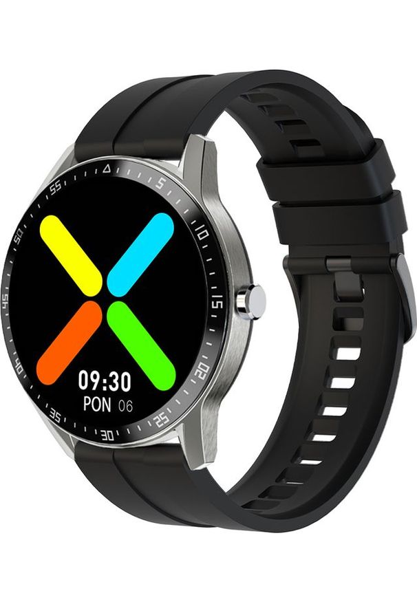 Smartwatch Gino Rossi SW018-1 Czarny (SW018-1). Rodzaj zegarka: smartwatch. Kolor: czarny