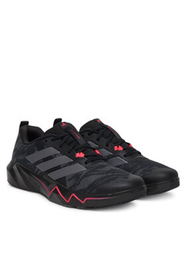 Adidas - adidas Buty na siłownię Rapidmove Go Trainer M JQ3952 Czarny. Kolor: czarny. Materiał: materiał. Sport: fitness