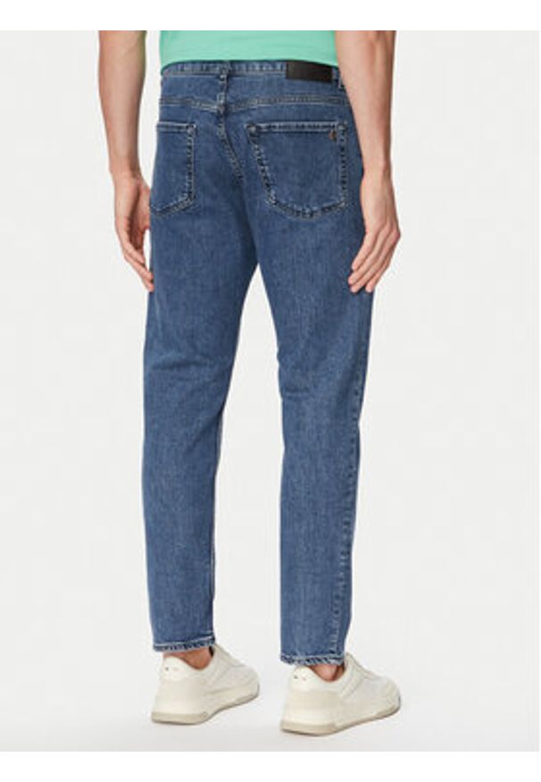 BOSS Jeansy 50559869 Granatowy Skinny Fit. Kolor: niebieski