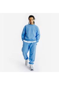 Decathlon - Bluza okrągły dekolt męska Elementals. Kolor: niebieski. Materiał: tkanina, elastan, materiał, prążkowany, poliester, bawełna #1