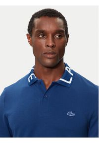 Lacoste Polo PH7495 Niebieski Slim Fit. Typ kołnierza: polo. Kolor: niebieski. Materiał: bawełna #4