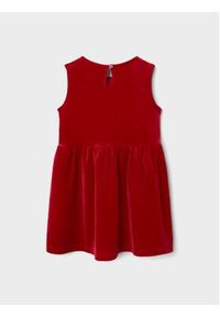 Name it - NAME IT Sukienka elegancka 13224308 Czerwony Regular Fit. Kolor: czerwony. Materiał: syntetyk. Styl: elegancki #3