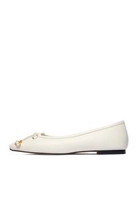 Gino Rossi - GINO ROSSI Baleriny CEO-ROSE-LT2088 Biały. Kolor: biały. Materiał: skóra #4