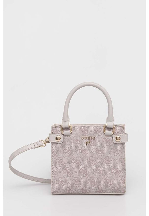 Guess torebka Girl kolor beżowy. Kolor: beżowy. Rodzaj torebki: na ramię