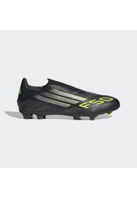 Adidas - Buty piłkarskie ADIDAS F50 League Laceless FG/MG. Materiał: syntetyk. Szerokość cholewki: normalna. Wzór: nadruk. Sport: piłka nożna
